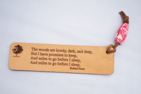 Robert Frost with tree laser image - the woods